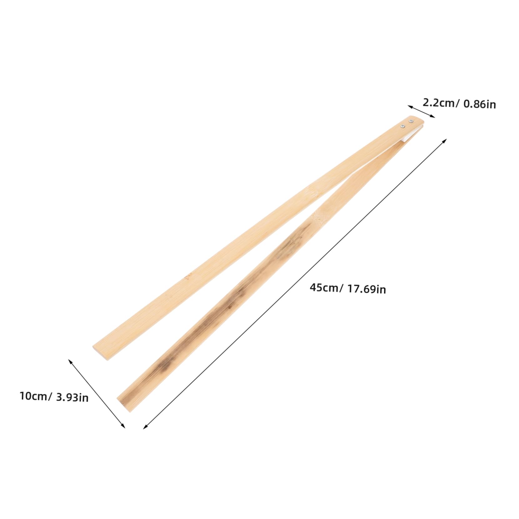 PRETYZOOM Bamboo Cleaning Clip Trash Picker Grabber for Efficient Lightweight and Portable