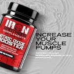 Iron Brothers Nitric Oxide Supplement for Men & Women | Pre-Workout Booster for Supporting Muscle Pump, Blood Flow & Endurance | L-Arginine, L-Citrulline & Pine Bark Extract | 120 Vegan Capsules