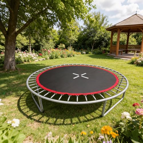 Colchoneta de trampolín antideslizante para reparar tu cama elástica de jardín segura 6