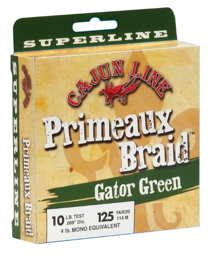 Cajun Braid Green Gator Fishing Line Filler Spool (20-Pound/125-Yard)