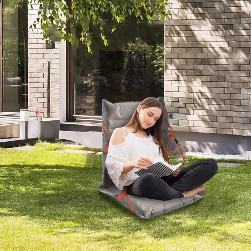 Coussin de chaise gonflable portable pour stopper l'inconfort des bancs de pêche - 8