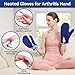 AOKESTE Heated Gloves for Arthritis,Heating Pad for Hands for Pain Relief,Hand Heating Pad Hand Warmers Gloves for Carpal Tunnel Relief, Heated Mittens for Men Women 10-90Min Auto Shut Off