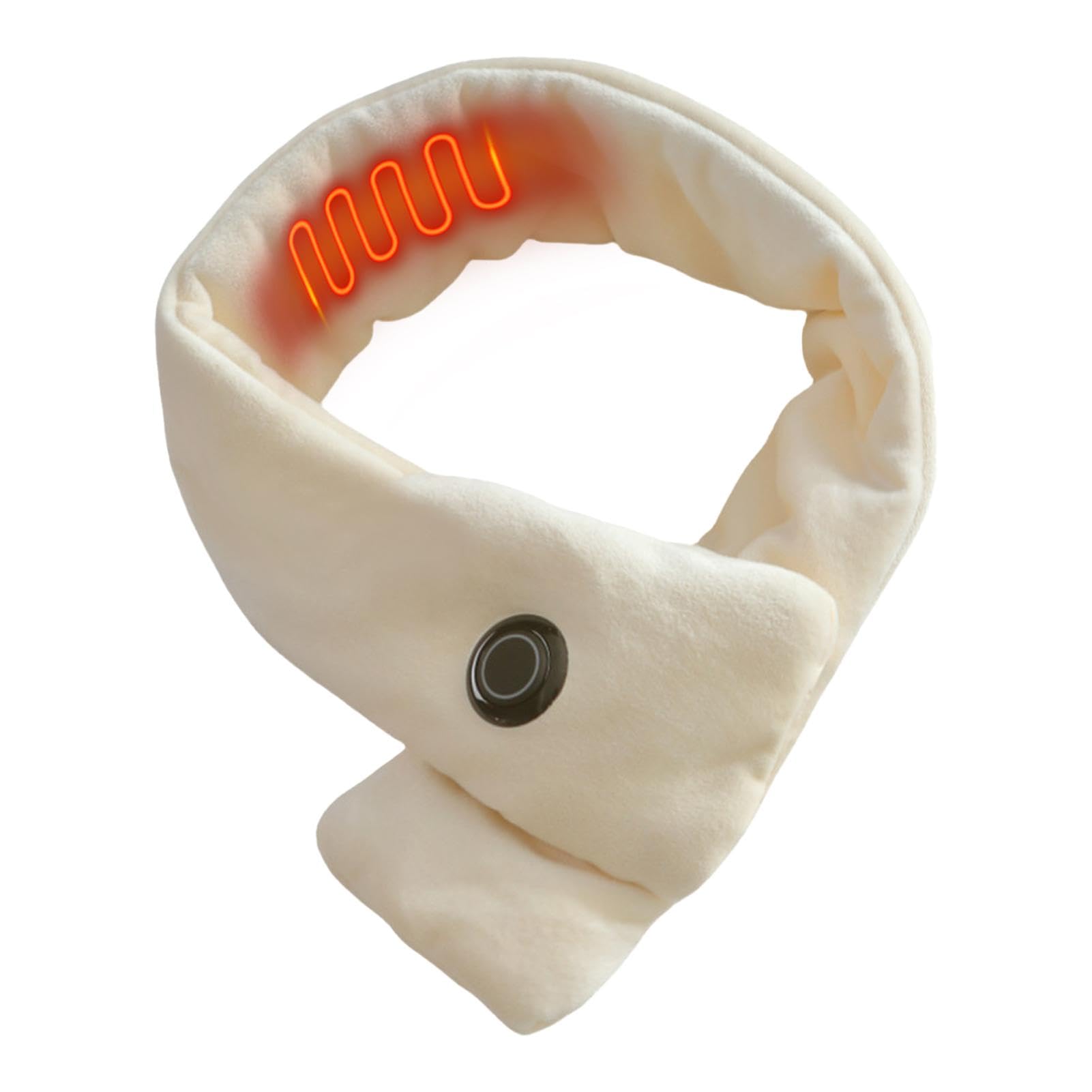 Sciarpa riscaldata ricaricabile, sciarpa riscaldata tramite USB, Scaldacollo con sciarpa riscaldante USB, Scaldacollo elettrico portatile riscaldato con 3 livelli di riscaldamento regolabili per la st
