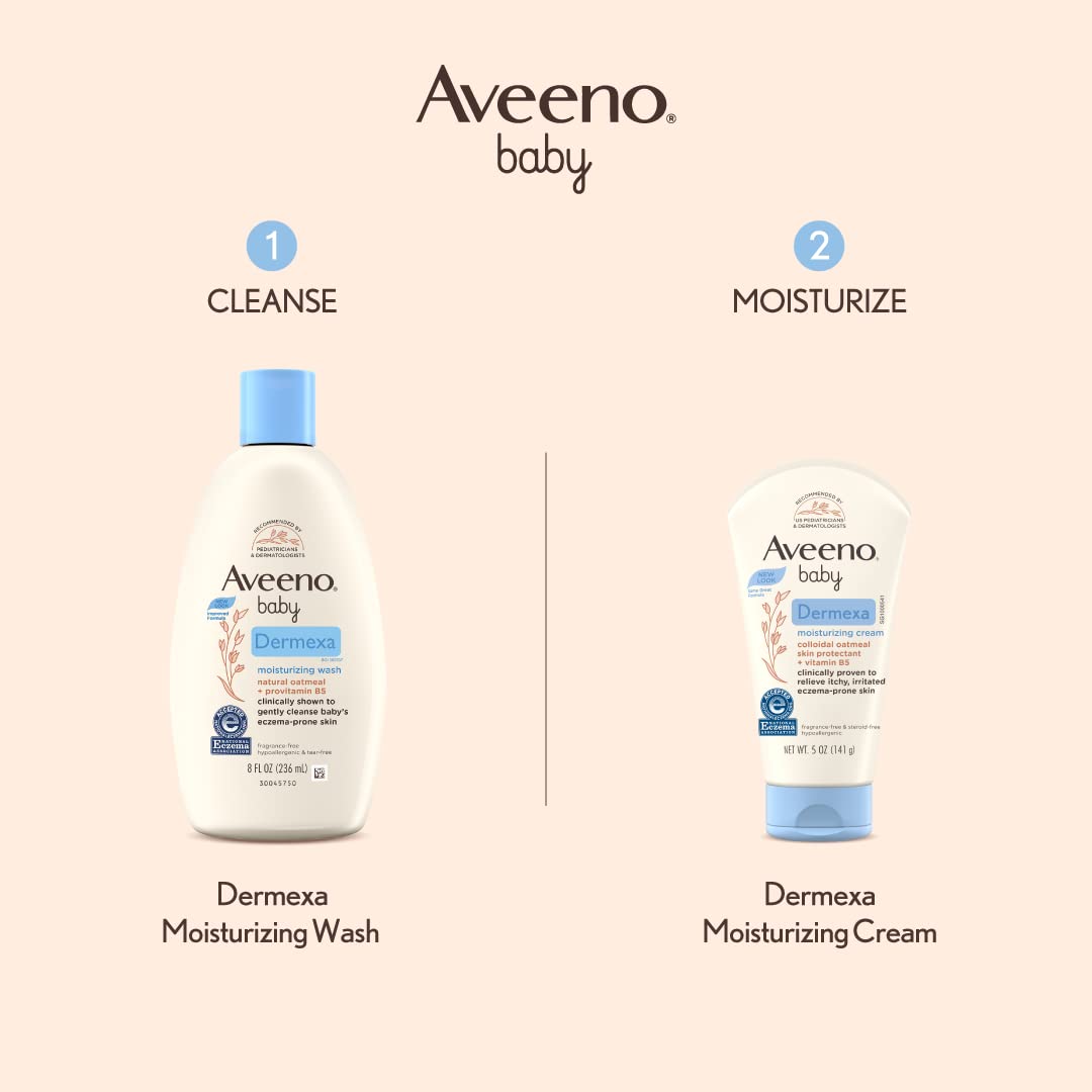 Aveeno Baby Eczema Therapy Moisturizing Cream, Natural Colloidal