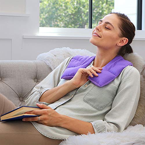 My Heating Pad- Neck Wrap – Soothing Heat Therapy – Arthritis Pain Relief (Purple)