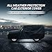 Migaven Car Cover Custom Fit for Jeep Wrangler 2 Door 1987-2026 JK JL CJ YJ TJ, Waterproof Rain Sun Protection with Door Zipper & Inner Cotton