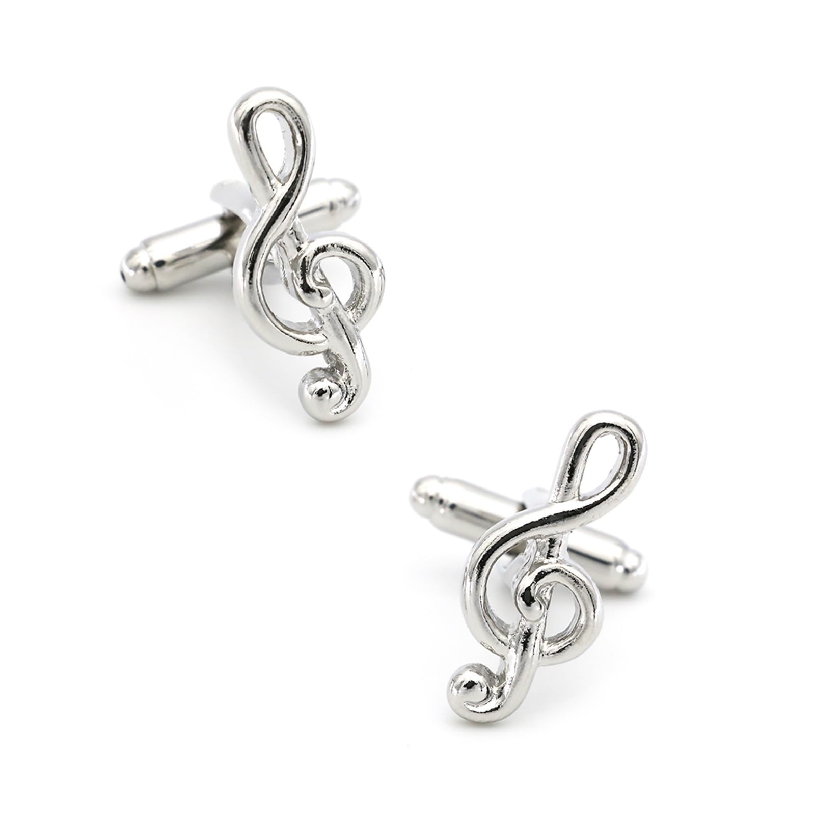 Gemelos de Nota Musical para Hombre, Color Cobre Dorado, diseño Musical (Color 5)