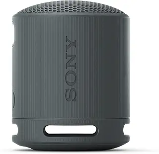 ソニー(SONY) ワイヤレススピーカー SRS-XB100:クリアな と重低音再生/防水・防塵対応 IP67/ロングバッテリー内蔵 約16時間/ハンズフリー通話対応/ステレオペア機能搭載/USB Type-C充電 ブラック SRS-XB100 BC