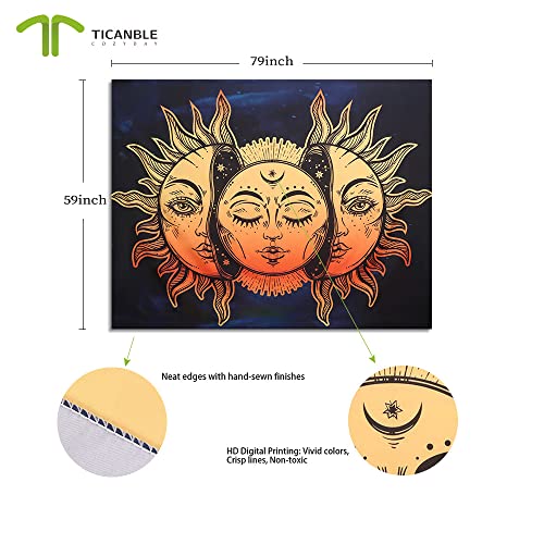 Sun-and-Moon-Tapestry-Popular-Wall-Hanging-Yellow-Vintage-Boho-Art-Tapestry-Aesthetic-Tapestry-for-Bedroom-79-x-59-Sun-and-Moon 51INgWiiH4L