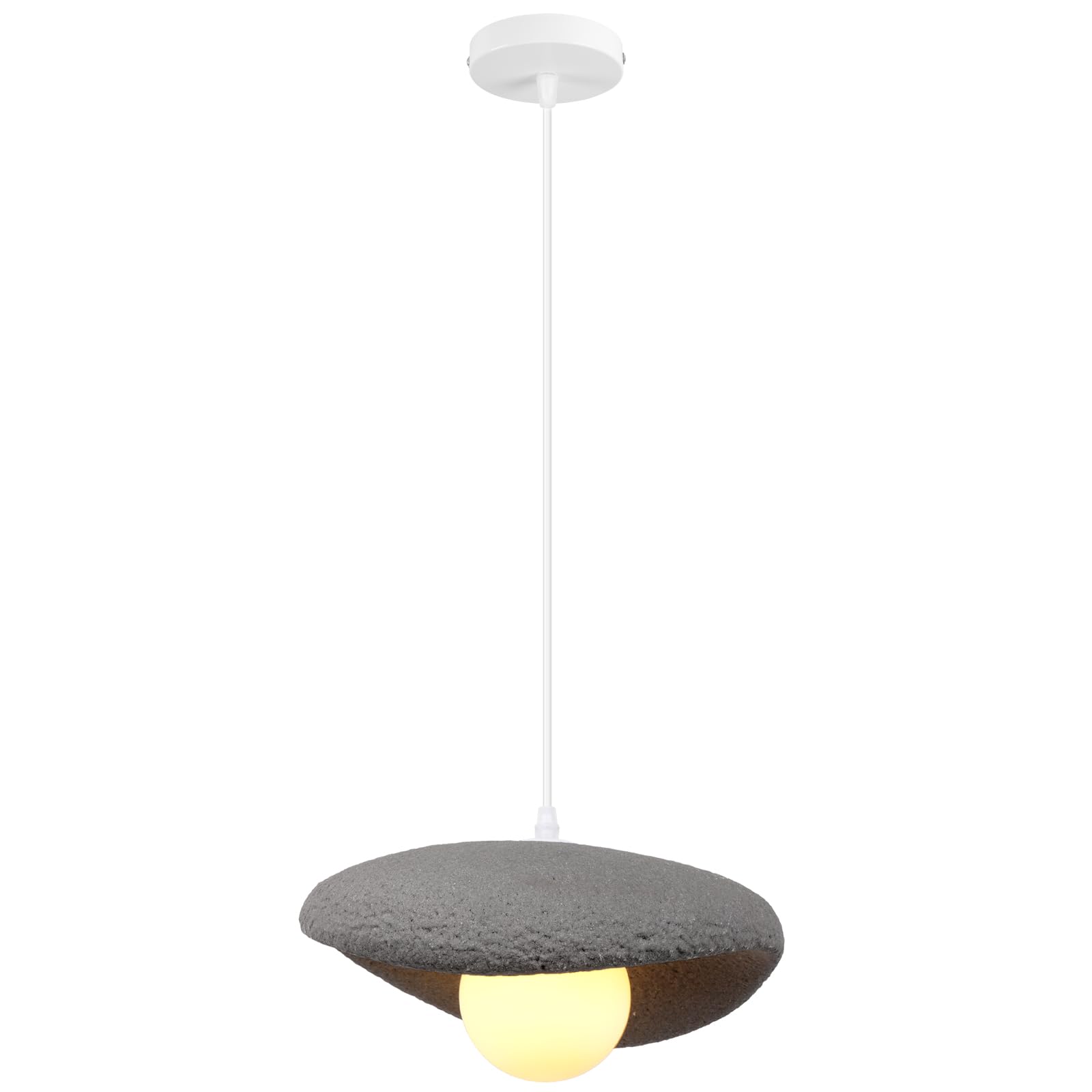 LYMSXAZOU Modern Wabi-Sabi Pendant Light 30cm Creative Ceiling Lamp with G9 Bulb Ideal for Kitchen Dining Room Bedroom - Unique Interior Lighting Fixture