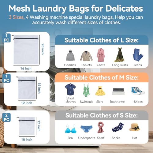 Mesh-Laundry-Bags-for-Delicates-4Pcs-Laundry-Bags-Mesh-Wash-Bags-Lingerie-Bags-for-Washing-Delicates-Laundry-Bag-for-Delicates-Dorm-Room-Essentials-1-Large1-Medium2-Small