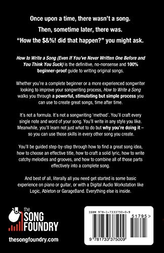 Image of How to Write a Song (Even If You've Never Written One Before and You Think You Suck)
