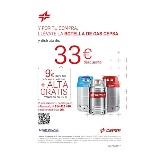 Miniatura 2 de Campingaz Estufa Catalítica Cr5000 Plus Termo Burdeos