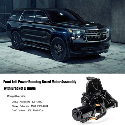Power Running Board Motors Left Driver's Side Compatible With Cadillac Escalade, Chevy Avalanche, Tahoe, Chevy Suburban, Gmc, Yukon 2007-2014 Oe 19303235 15224286 #TOP1