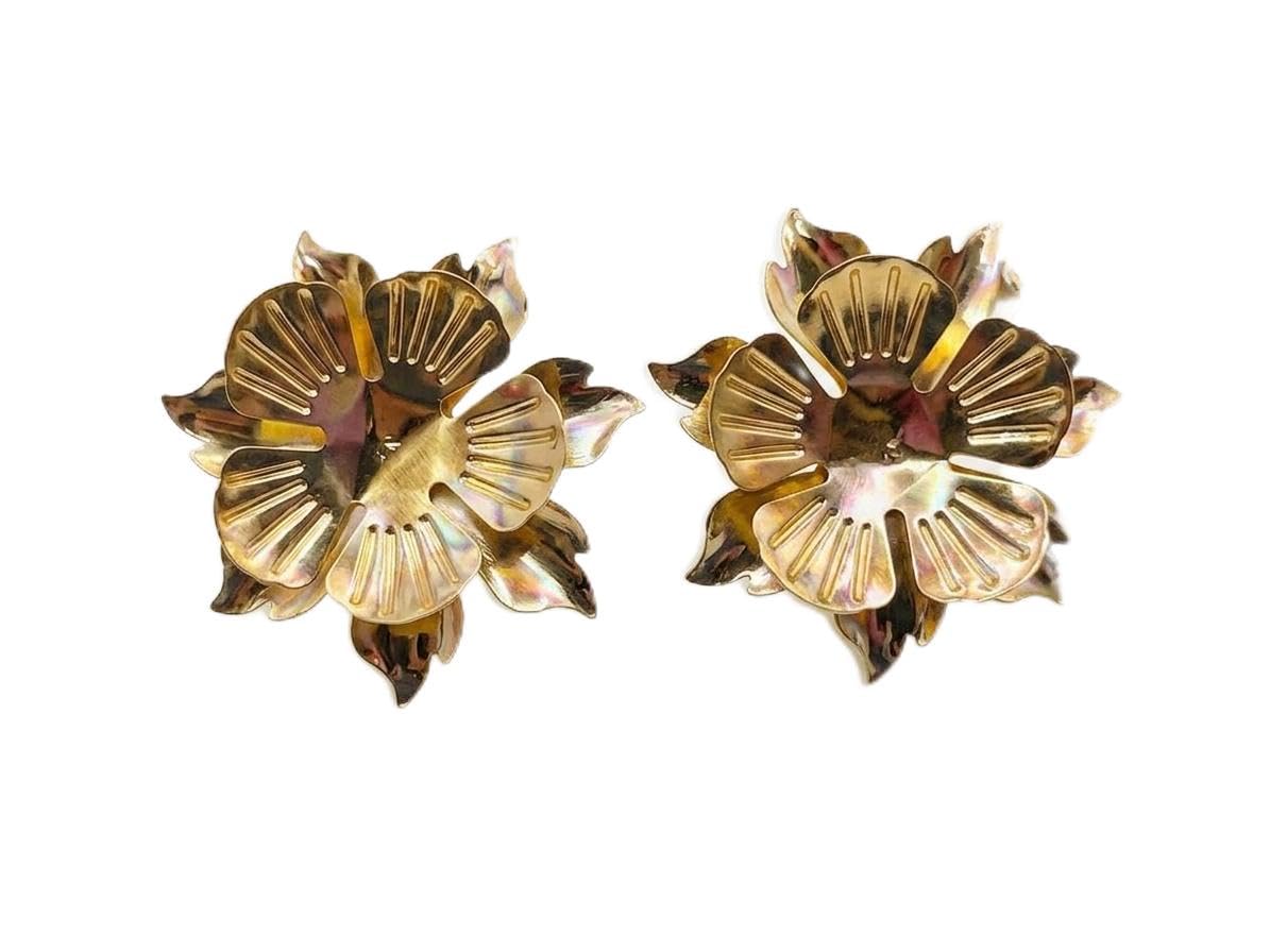 Jewellery Latest Stylish Crystal Unisex Floral Brooch for Wedding/Party for Women/Girls/Men (Purple)-image-16