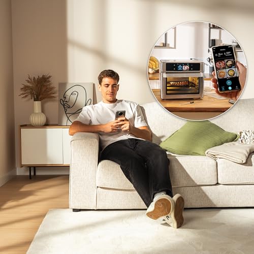 Cecotec Airfryer-Ofen Bake&Fry 3000 Touch Steel Connected, 30 Liter, 1700 W – Ansicht 5