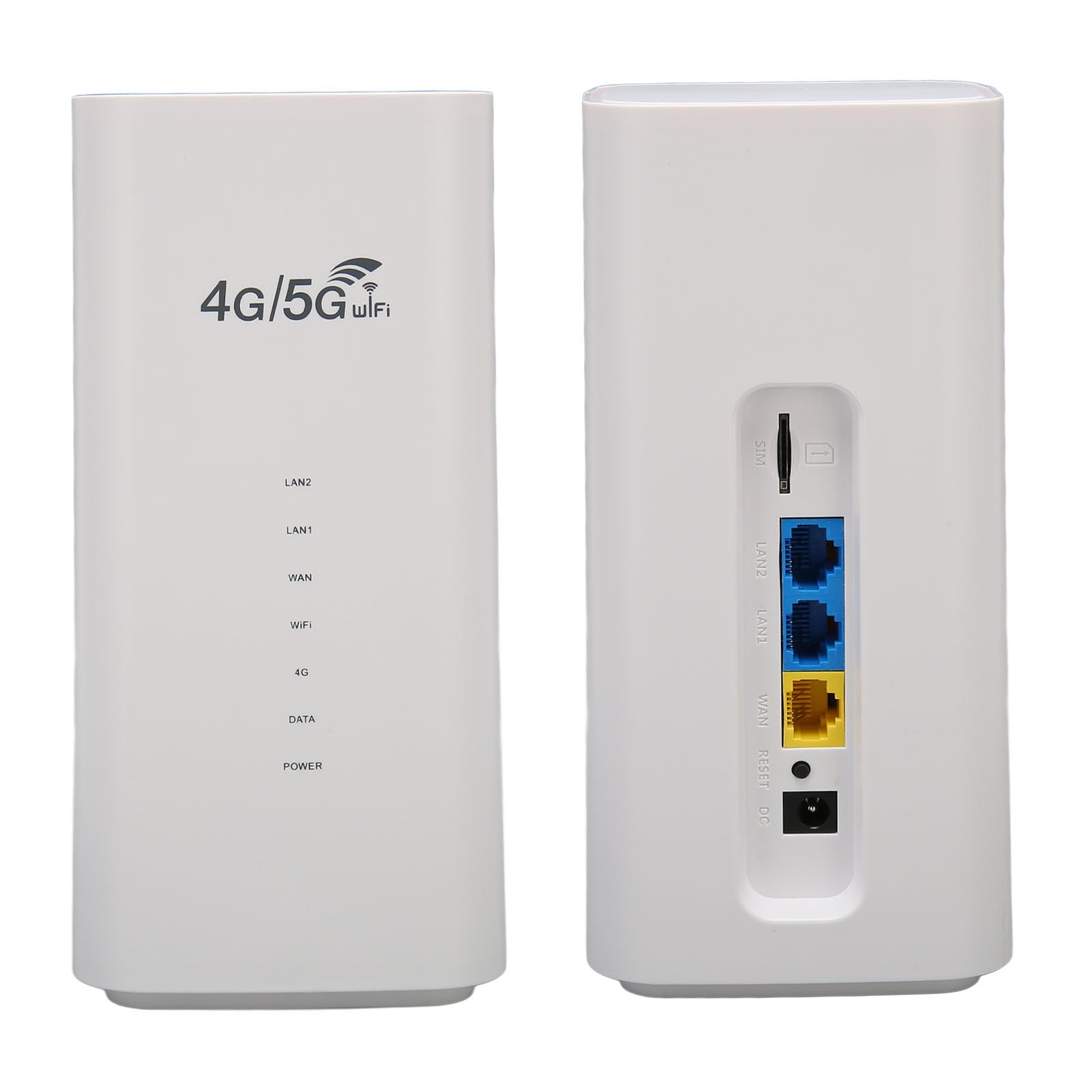 Airshi Router 4G LTE, Conversione Segnale 100-240V 4 Antenna Dissipazione Calore Router WiFi Wireless per Area Studio Remota Fino a 32 Utenti (Spina UE)