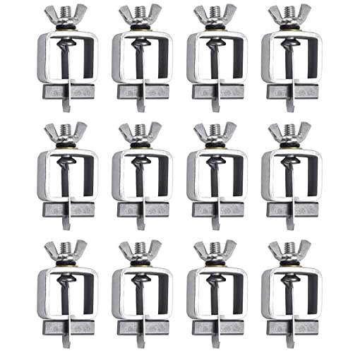aleawol Schweißklammern Stumpfschweißklemmen, 12 Stück Schweißklemmen, Autotürschweißklemme Schweissklemmen, Wiederverwendbar Blech Schweißklemme für Haushalt, Industrie-Zubehör Cover