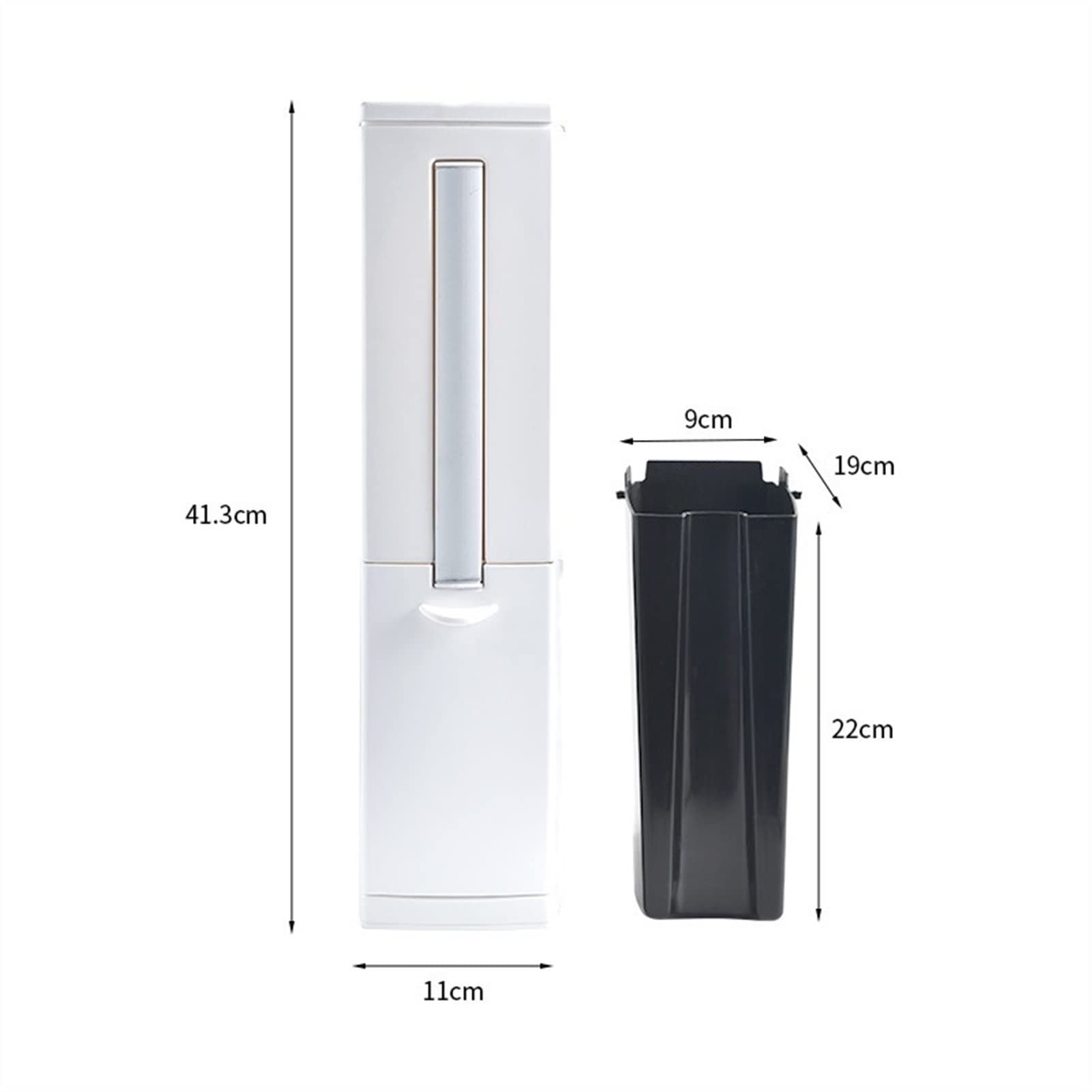 Trash STRUCCIO Back Spazzola da Bagno Set Bagno Bagno Rifiuti di plastica Bin Dustbin Cucina Immobiliare Benna Benna Trash Bin Strumenti di Pulizia della Famiglia per Casa