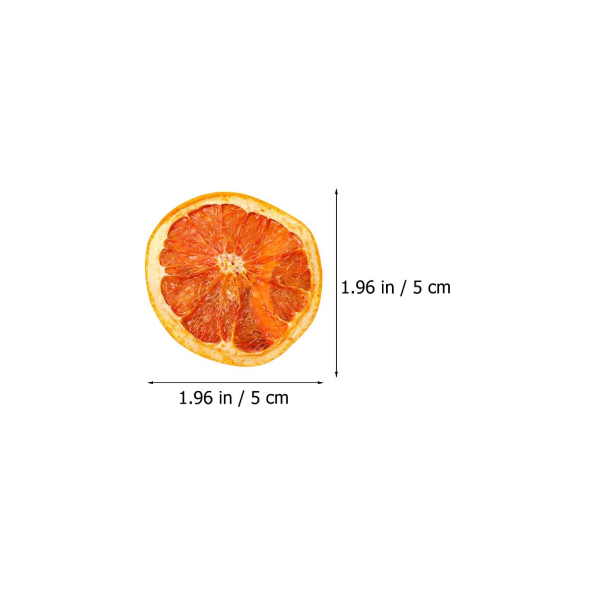 Tranches de Fruits Secs 200 G Assorties pour Décoration de Gâteaux et Bricolage DIY Tranches de Citron Séchées pour Décorations Thématiques Nature