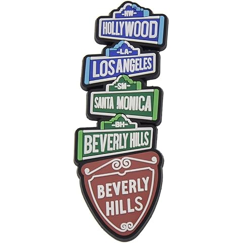 COBRA Hollywood Los Angeles Beverly Hills Rubber Fridge Magnets Cover