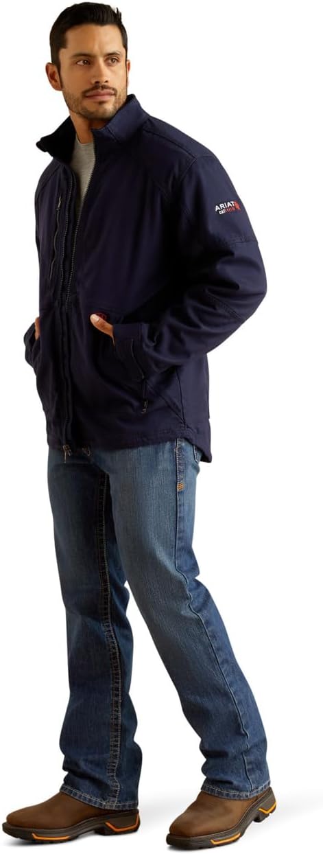 ARIAT mens Fr Duralight Cordura Canvas Field Jacket - Image 3