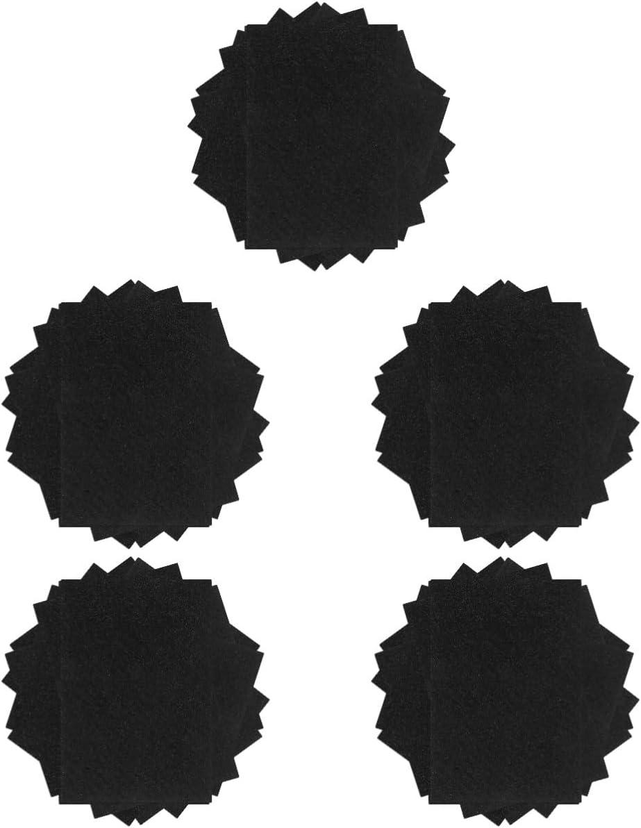 Veemoon 50pcs Non-adhesive Glitter Sponge Sheets Craft Paper for Diy Decorative Art