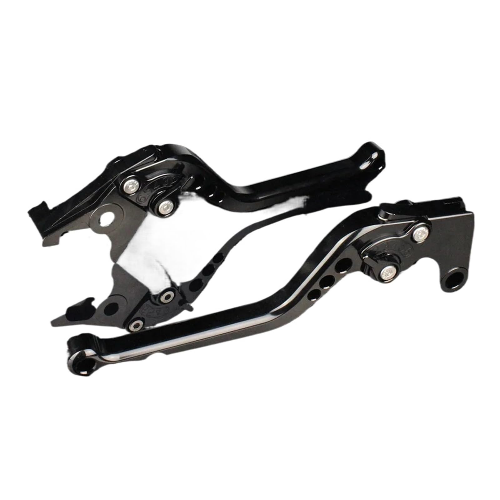 JWQEBNS Motorcycle Brake Clutch Levers for Vespa Sportique PX for LML PK ET3 Primavera Rally for V90 T5 CNC Adjustable Motorcycle Drum Brakes Right Left Levers(177mm Black)