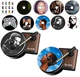 10PCS Drake Car Air Freshener DrakeAlbum Cover, with 2Pcs Record Player Vent Clips, Record Player Car Fresheners for Women and Men, Air Freshener Car Accessories for Music Fans Gift