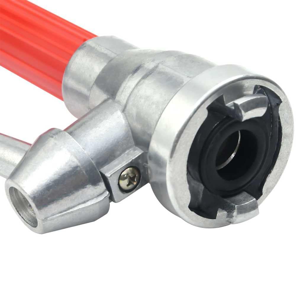 vidaXL Buse de tuyau d'incendie avec raccord en D, buse de tuyau plate, buse de tuyau d'eau, buse de tuyau de plomberie, buse de tuyau de pompe