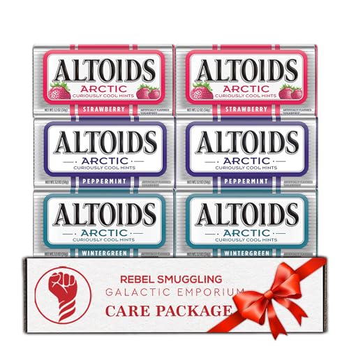 Arctic Mints Variety 6 Pack- 2 Each of 3 Flavors Gift Basket Care Package by Rebel Smuggling...