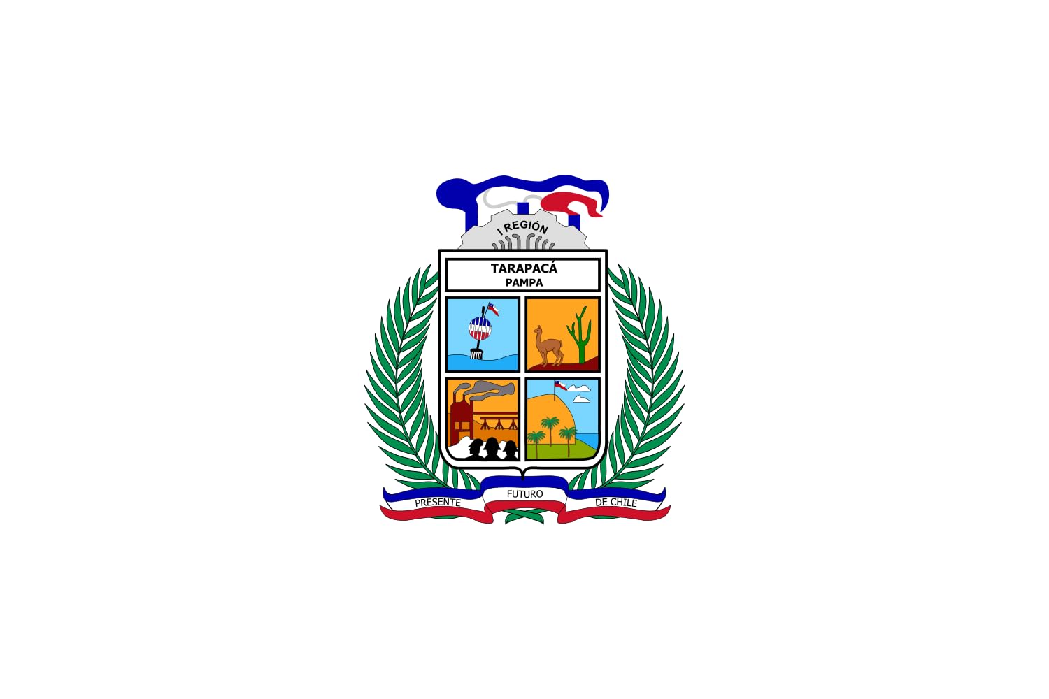 Drapeau Tarapaca Chile grand format résistant aux intempéries extérieures