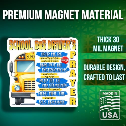 Imanes School Bus Driver's Prayer - Pack 2 - 5 pulgadas miniatura 3