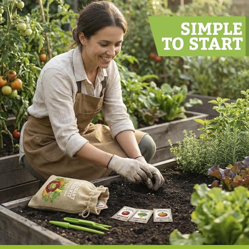 Vegetable/Herb Seeds Variety Pack - 30 Heirloom Seed Gift Kit - Made in USA - Image 2
