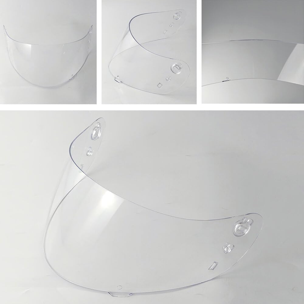 Lenti della visiera del casco, Visiera Airform for ICON Airframe Pro Airform Airmada IC04 Visiera protettiva for Ca-sco Visiera protettiva Protezione solare Antiappannamento Accessori(Clear)
