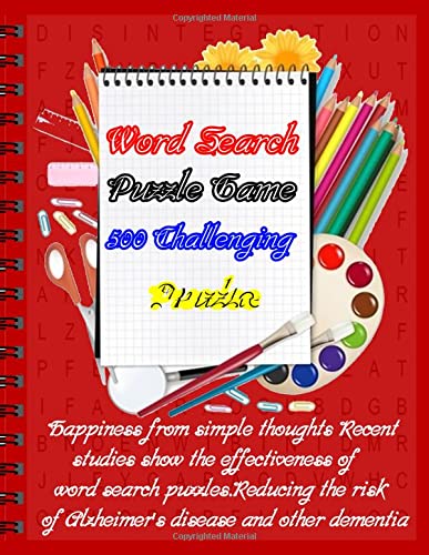 Word Search Puzzle Game: 500 Challenging Puzzles