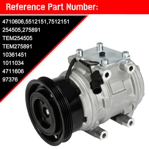 Image of CCIYU AC Compressor w /Clutch for Scion xA L4 1.5L 2004-2006