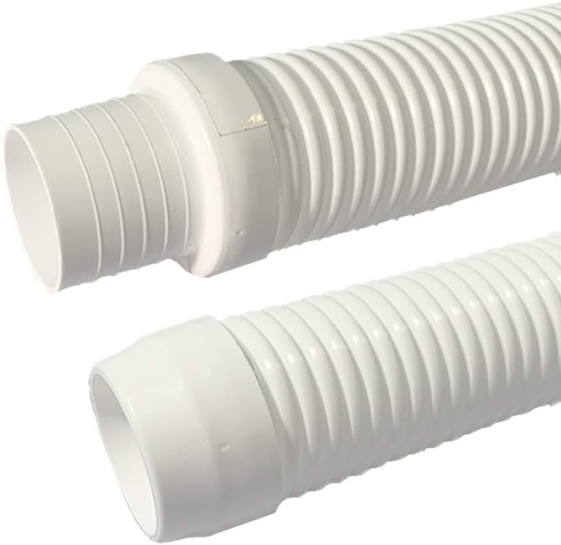 Puri Tech 6 Pack Universal Pool Cleaner Suction Hose 48 Inches Long White Color for Kreepy Krauly, Baracuda G3/G4, Navigator, & More Universal Fit 4' Feet Long : Patio, Lawn & Garden