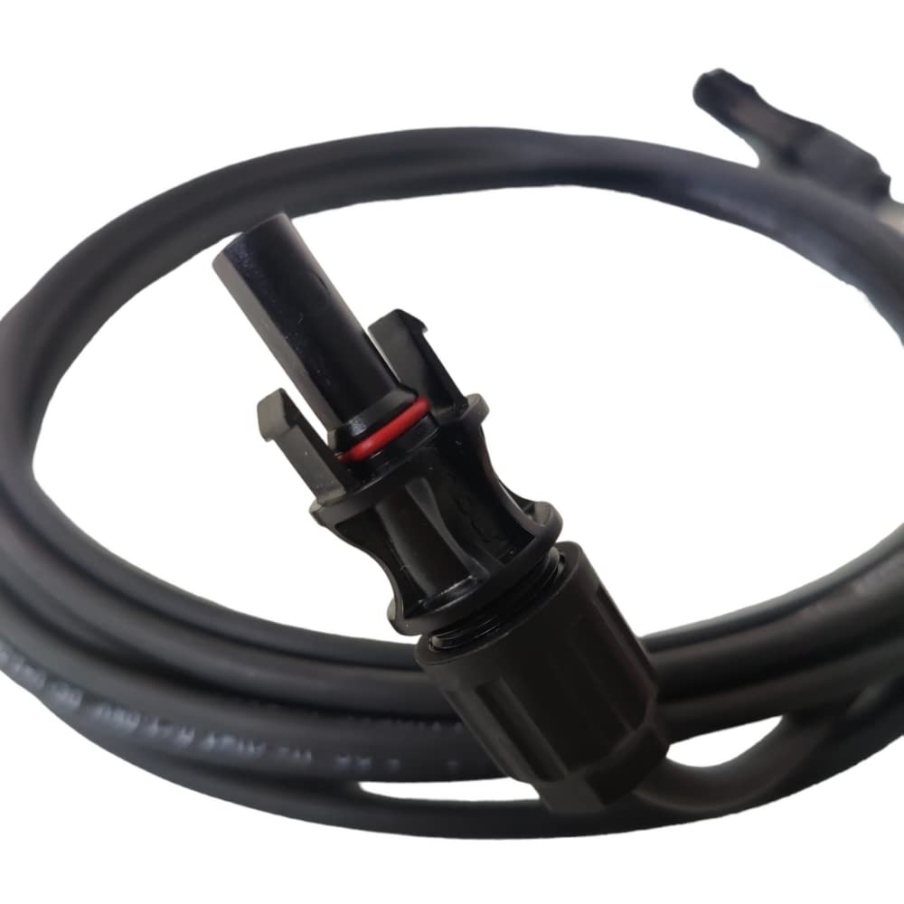 Doktorvolt - Cavo Solare 6mm2, Prolongua elettrica per Pannello Solare Con Connettore Solare IP 65, Prolunga 2x40m mc4 Cavo, Rosso E Nero PV Cavo