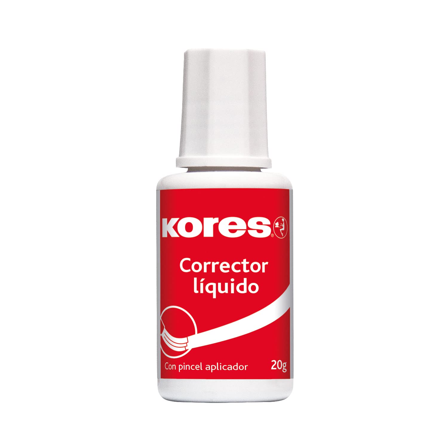 Kores | Corrector Líquido Pincel | 20g | Acabado Suave y Duradero