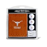 TEAM GOLF NCAA Texas Longhorns Gift Set Embroidered Golf Towel, 3 Golf Balls, and 14 Golf Tees 2-3/4' Regulation, Tri-Fold Towel 16' x 22' & 100% Cotton', multi team color, one size (23320)