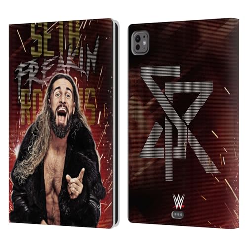 WWE Seth Rollins Étui Portefeuille en Cuir LED pour iPad Pro 11 M4 Head Case Designs