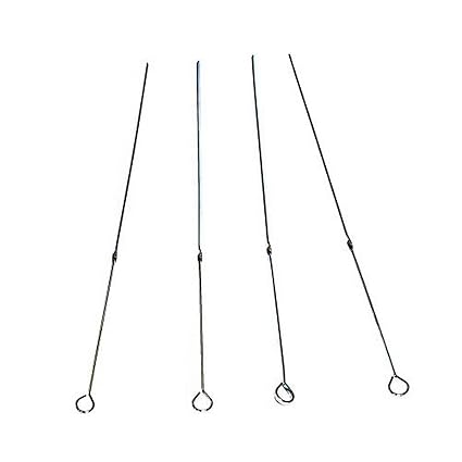 Grill Zone 43018 Chrome Skewer Set, 4-Piece