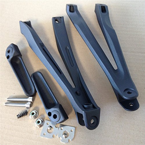 NBX- Repose-pieds arrière pour Yamaha Yzf R1 2004-2008 Noir/argenté Cover