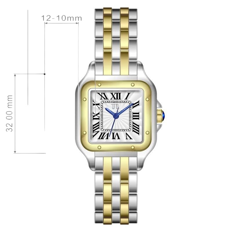 Image of Valencia Analog Women's Watch - Dual Tone Gold & Silver Stainless Steel | Roman Dial | Quartz Movement | Office & Casual Wear | Elegant Ladies Wrist Watch