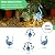 Goodeco Solar Peacock Statue Garden Decor - 20.7 Inch Stunning Metal Peacock Yard Art with Lighted Lamp - Perfect Peacock Gifts for Women, Ornaments & More, LD6020304