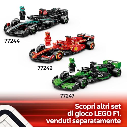 Speed Champions Auto da Corsa McLaren F1 Team MCL38 Macchina Giocattolo da Collezione con Minifigure del Pilota, Modello per Bambini e Bambine da 10 Anni o per Adulti Fan della Formula 1 77251 - Lego - Immagine 2