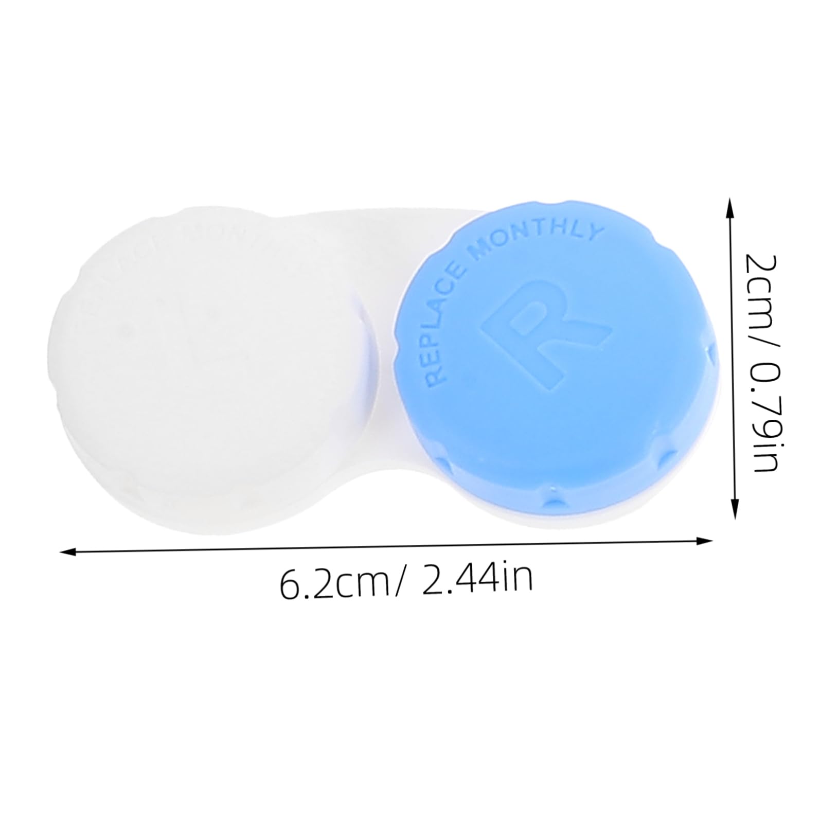 BESTYASH 5 Set Custodia Per Lenti A Contatto Organizzatore Caso Chiaro Adorabile Organizer Per Obiettivi Occhio Astuccio Porta Lenti A Contatto Da Viaggio Plastica 12 Pezzi*5