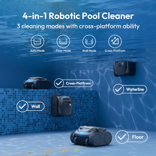 Image of (2026 New) Bubot 700 Gen2 Pool Vacuum for Inground Pools, Cordless Robotic Pool Cleaner with 210 Min Runtime, Strong Suction, Wall & Waterline Cleaning, App Control & Smart Navigation, Deep Gray