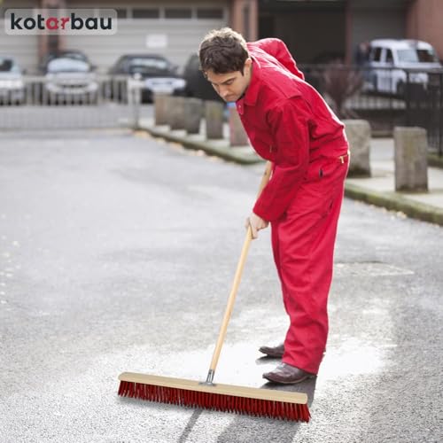KOTARBAU® Straßenbesen 800 mm Industriebesen Gartenbesen Hallenbesen Großraumbesen zum Fegen von Straßen Fußwegen ohne Stiel – Bild 3